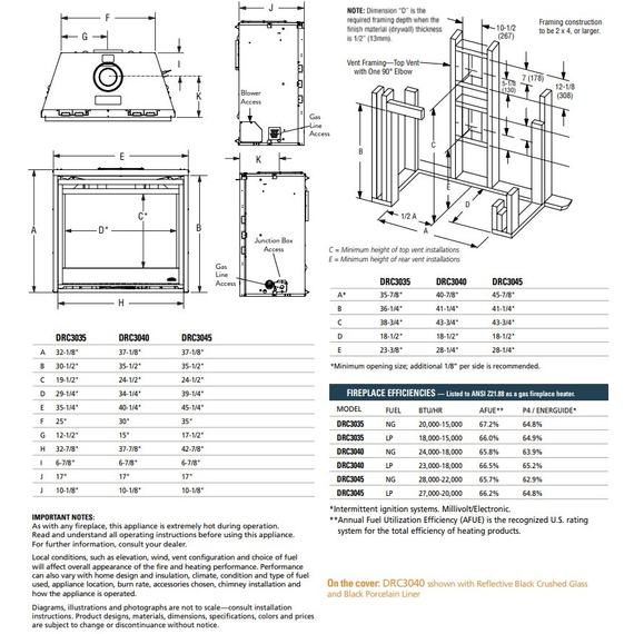 DRC3000 Spec Sheet