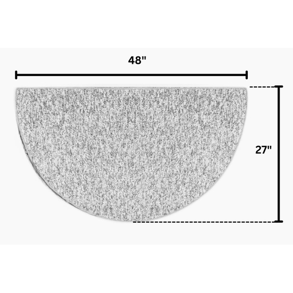 Goods of the Woods 48” x 27” Homefire Assorted Pack of 6 Hearth Rug Dimensions
