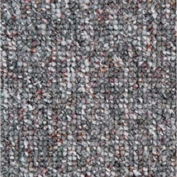 Goods of the Woods 48” x 27” Homefire Grey Half-Round Hearth Rug Color Swatch
