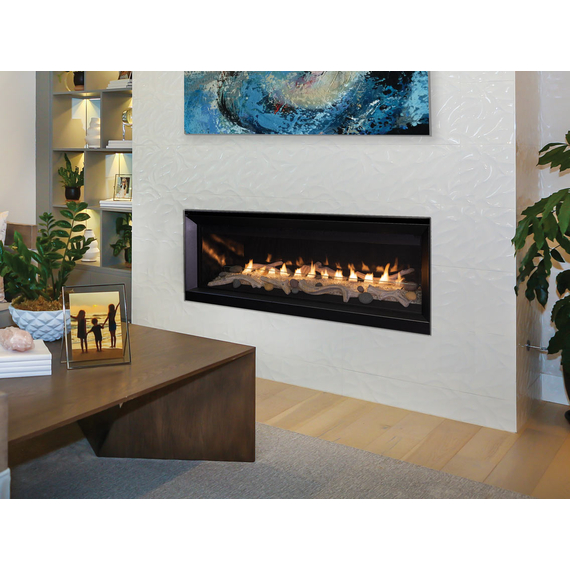 VRL3055 Vent Free Gas Fireplace with Optional River Rock and Log Set