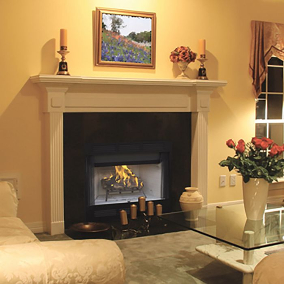 Superior WRT2042 Radiant Wood Burning Fireplace Installed
