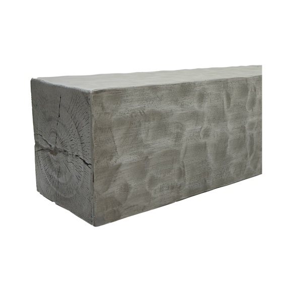 72" Chiseled Thermastone Beam Side View