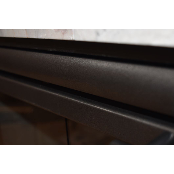 FMI Fireplace Glass Door | Vintage Iron Finish Frame Detail