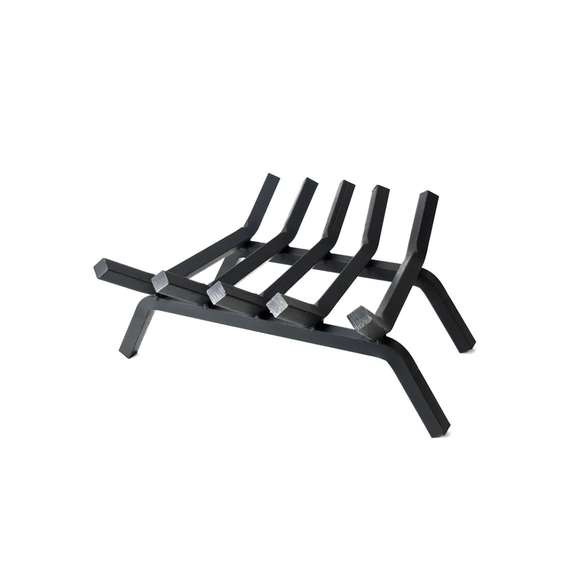 18 Inch Wide x 13.5 Inch Deep Lifetime Fireplace Grate - 3/4 Inch Steel