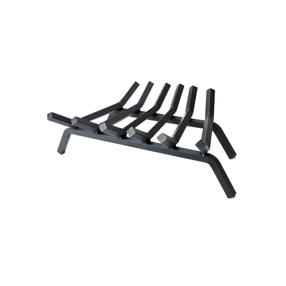 24 Inch Wide x 13.5 Inch Deep Lifetime Fireplace Grate - 3/4 Inch Steel