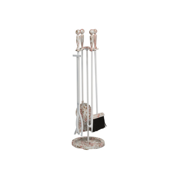 Tool set with Floral Design, 5 pieces, 30" high, made of steel