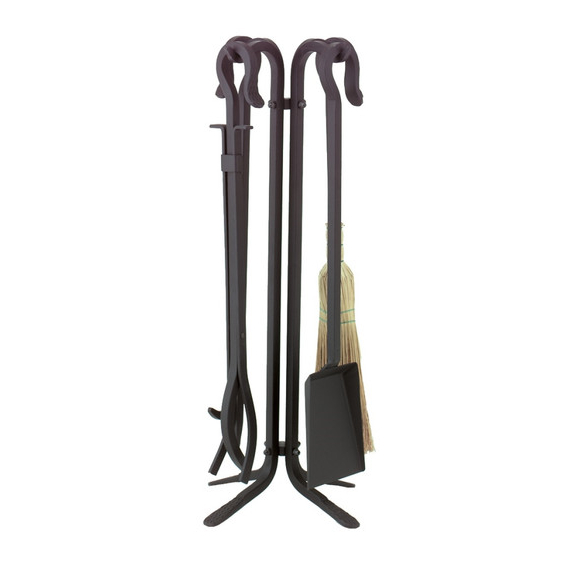 Tool Set includes 5 pieces, is made of black iron,  3/4" Thickness