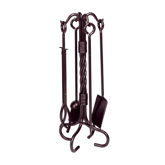 Tool Set is made of twist iron, bronze color, 5 pieces