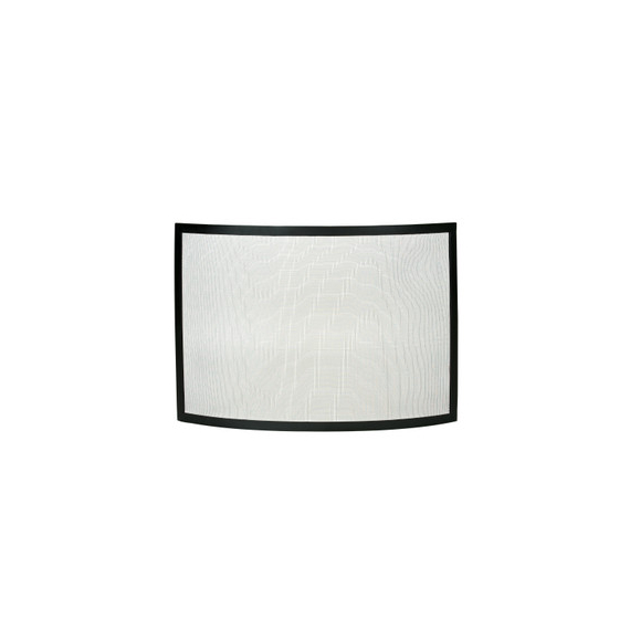 Black iron screen, 39 1/2" wide x 30 1/2" high x 8" deep