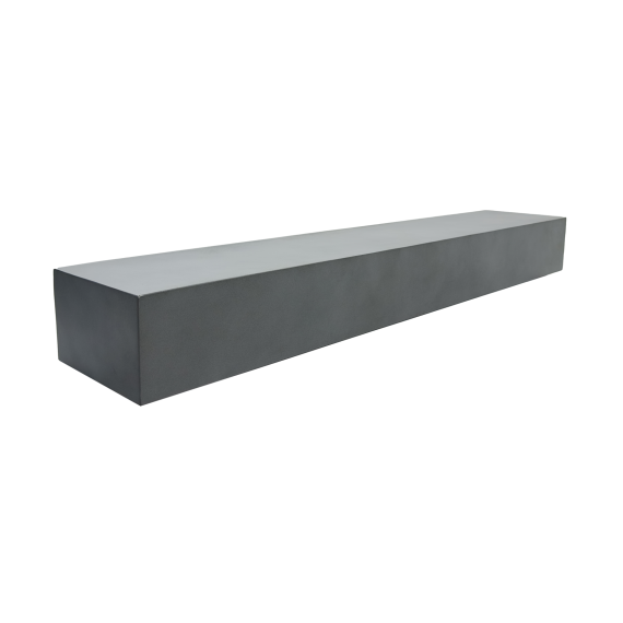 72" Modern Thermastone Beam Side View