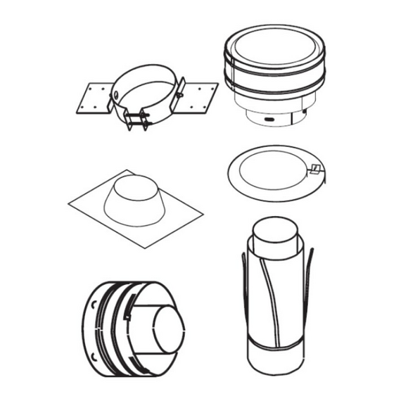 Superior Secure FlexTM Vertical Termination for Flex Vent (6/12 to 12/12) SFVT45