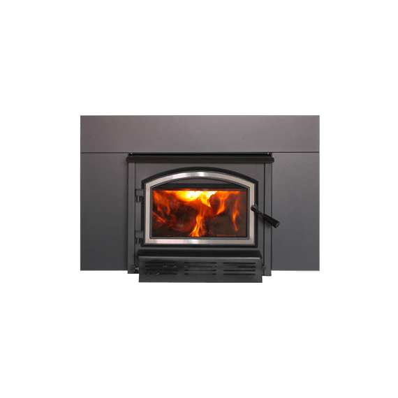 Empire Stove Insert 1700 Wood Insert Nickel Door front view