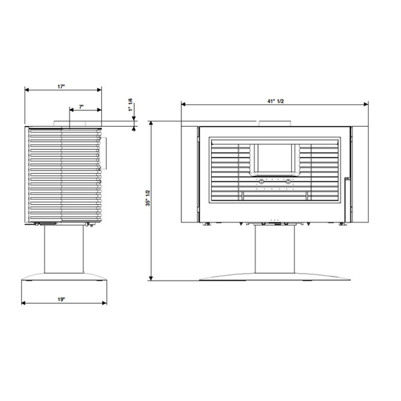 Antaya Wood Stove Specs