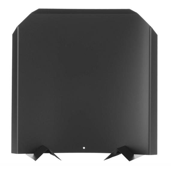 15 Inch Black Painted Stainless Steel Radiant Fireplace Fireback