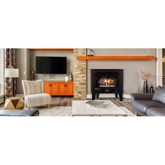 Buck Stove Model 384 Gas Stove Installed