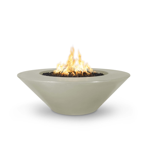 Cazo Wide Ledge Concrete Fire Bowl in Ash Finish
