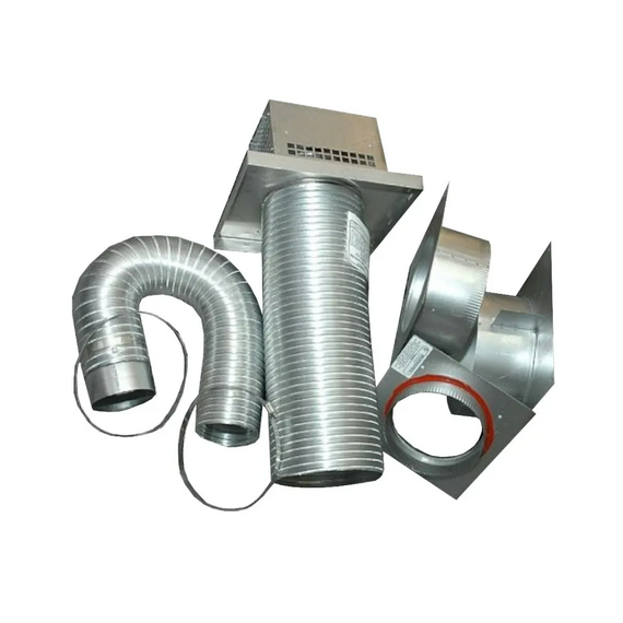 Empire 4" x 7" DV Flex Vent Kit With 48" Flex for Horizontal Venting