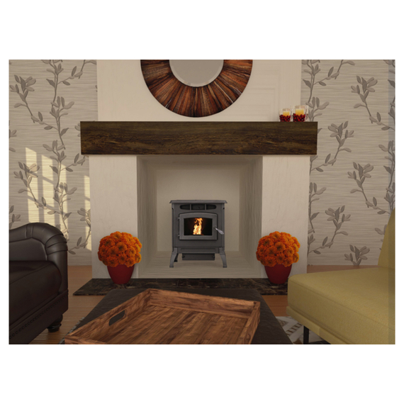 Breckwell Classic Cast SPC4000 Pellet Stove installed