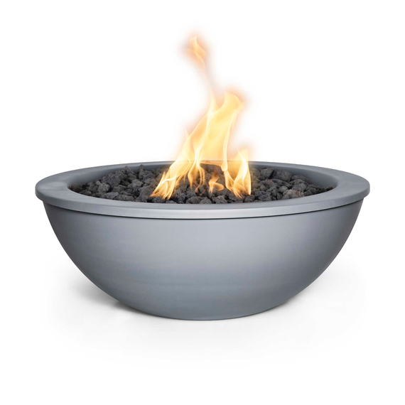 Sedona Round Powder Coated Fire Bowl Grey