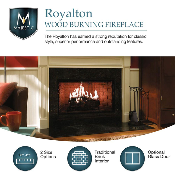 Royalton Wood Burning Fireplace