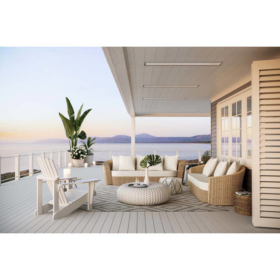 Bromic 4500W Platinum Electric Heater 316 Marine Grade | 220V-240V White Installed
