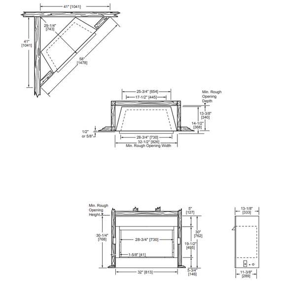 Monessen Symphony 32" Spec Sheet