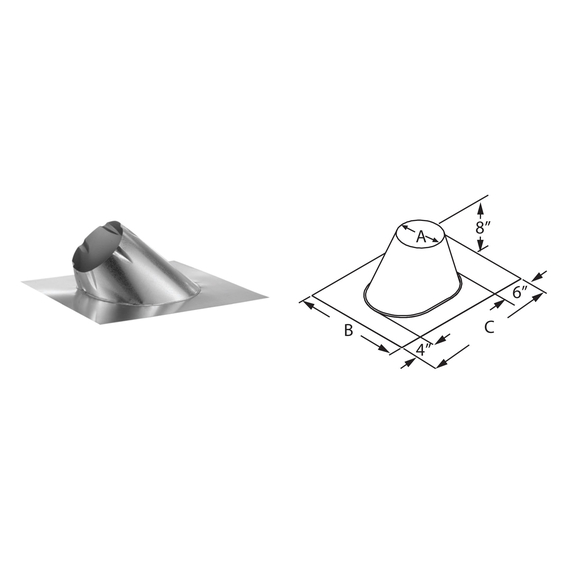 Adjustable Roof Flashing Size