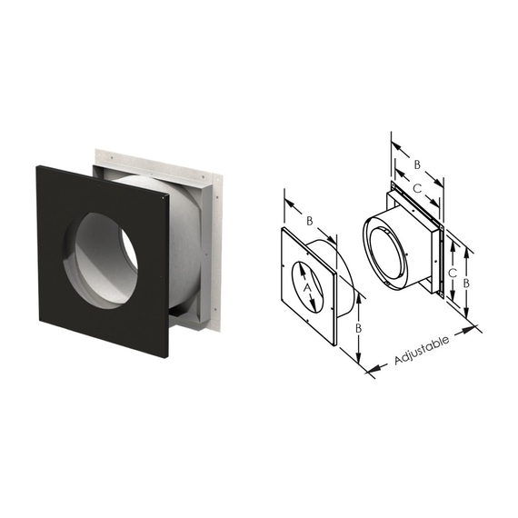 Insulated Wall Thimble Size