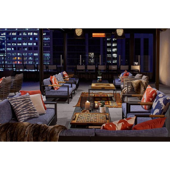 SupremeSchwank 2300 Series Single Stage Model 2313 Marine Grade SS Black - High Temperature | 35,000 BTU Patio