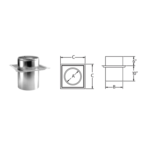 Firestop Radiation Shield Size