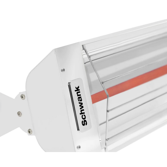 ElectricSchwank Heater Model ES-4061 Stainless Steel | 4000 Watts | 240V in White Close Up View