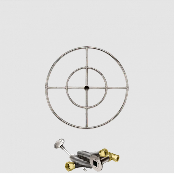 Firegear Fire Ring Stainless Steel Burner Kit | FG-FR-SSK in 24 Inches