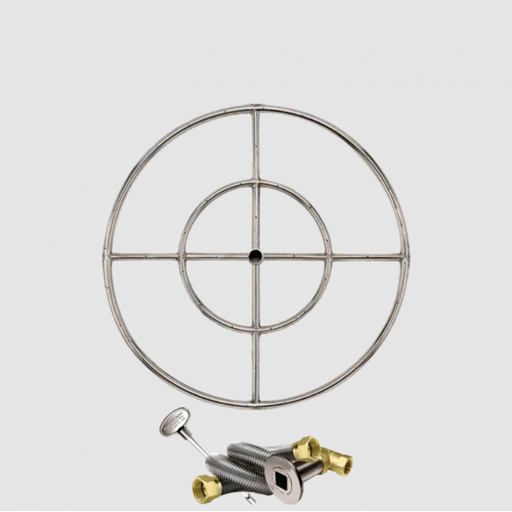 Firegear Fire Ring Stainless Steel Burner Kit | FG-FR-SSK in 30 Inches