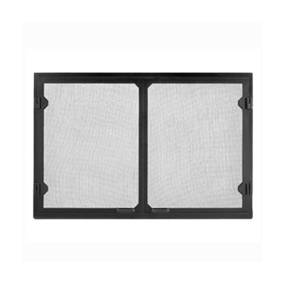 GV100BK Grand Vista 100 Cabinet Style Mesh Doors - Black