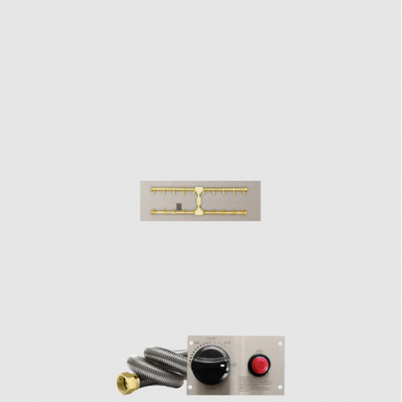 Firegear Linear Flat H Burner Pro Series Burner Systems | LOF in TPSI 30" x 10" Inches