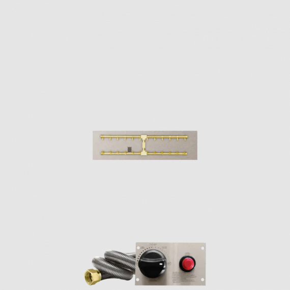Firegear Linear Flat H Burner Pro Series Burner Systems | LOF in TPSI 36" x 10" Inches