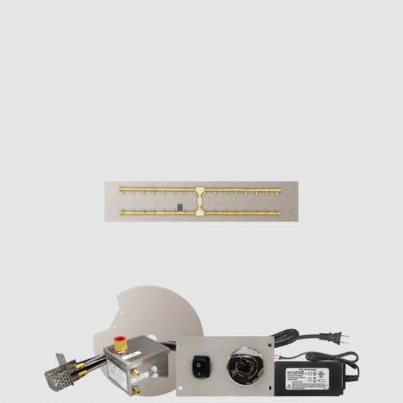 Firegear Linear Flat H Burner Pro Series Burner Systems | LOF in AWS 48" x 10" Inches