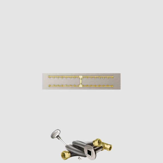 Firegear Linear Flat H Burner Pro Series Burner Systems | LOF in MT 48" x 10" Inches
