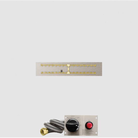 Firegear Linear Flat H Burner Pro Series Burner Systems | LOF in TPSI 48" x 10" Inches