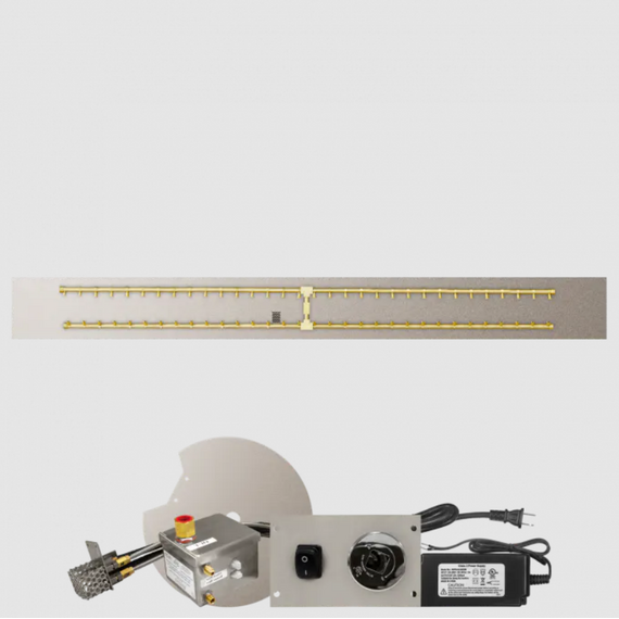 Firegear Linear Flat H Burner Pro Series Burner Systems | LOF in AWS 96" x 10"