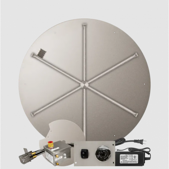 Firegear Round Flat Stainless Steel Burner Systems | FPB in AWS 39 Inches