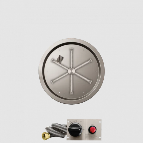 Firegear Round Drop-In Stainless Steel Burner Systems | FPB in TPSI 19 Inches