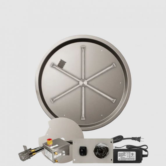Firegear Round Drop-In Stainless Steel Burner Systems | FPB in AWS 25 Inches