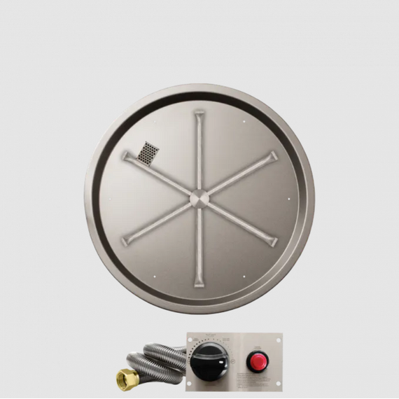 Firegear Round Drop-In Stainless Steel Burner Systems | FPB in TPSI 25 Inches