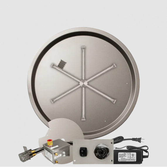 Firegear Round Drop-In Stainless Steel Burner Systems | FPB in AWS 29 Inches