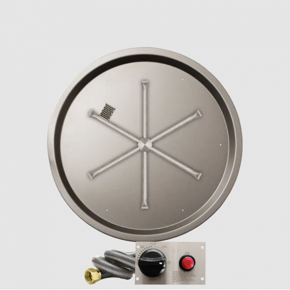 Firegear Round Drop-In Stainless Steel Burner Systems | FPB in TPSI 29 Inches