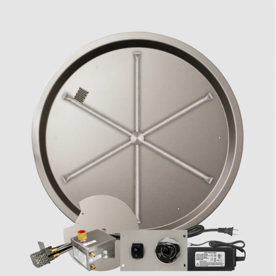 Firegear Round Drop-In Stainless Steel Burner Systems | FPB in AWS 33 Inches