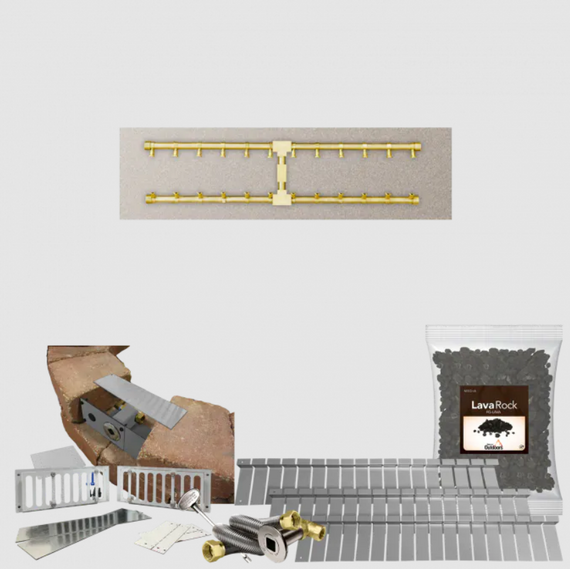 Firegear 36" to 41" SRW/Paver Kits Linear H Flat Match Throw Ignition Pro Series | LOF