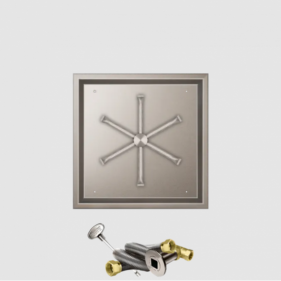 Firegear Square Drop-In Stainless Steel Burner Systems | FPB in MT 20 Inches