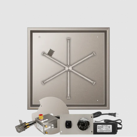 Firegear Square Drop-In Stainless Steel Burner Systems | FPB in AWS 26 Inches
